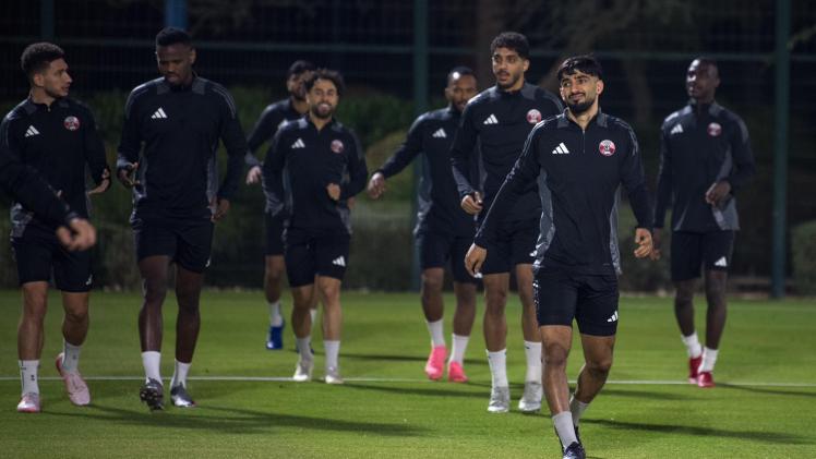 من تدريبات منتخبنا الوطني