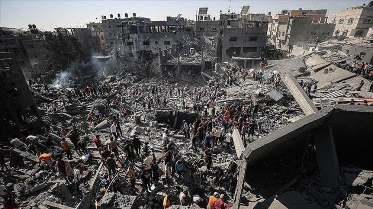 آثار العدوان الإسرائيلي على قطاع غزة - صورة أرشيفية