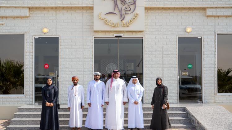 صورة جماعية على هامش الزيارة