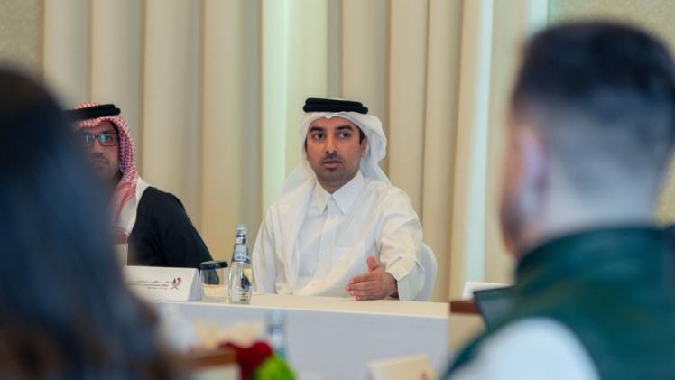 الشيخ جاسم بن منصور بن جبر آل ثاني مدير مكتب الاتصال الحكومي