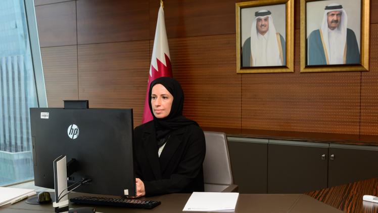 سعادة السيدة بثينة بنت علي الجبر النعيمي وزير التنمية الاجتماعية والأسرة