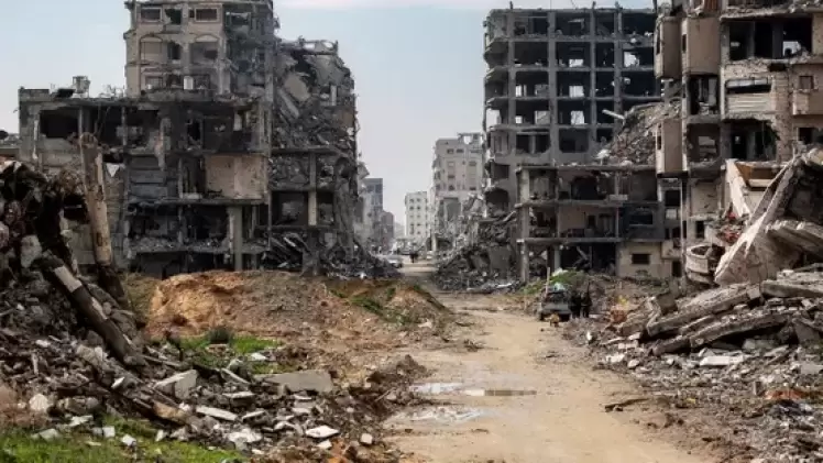 آثار العدوان الإسرائيلي على قطاع غزة - صورة أرشيفية