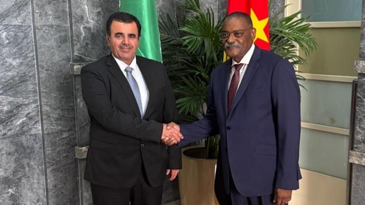 جانب من تسليم أوراق الاعتماد