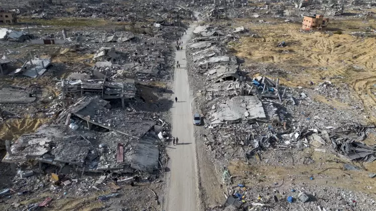 آثار العدوان الإسرائيلي على قطاع غزة - صورة أرشيفية