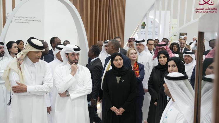 جانب من افتتاح المعرض