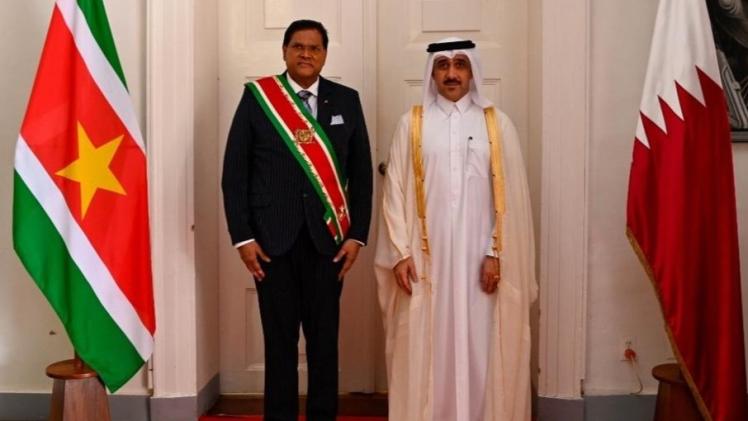 جانب من تسليم أوراق الاعتماد