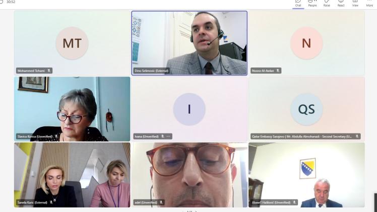 جانب من الندوة الافتراضية