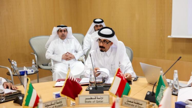 جانب من المشاركة القطرية في الاجتماع