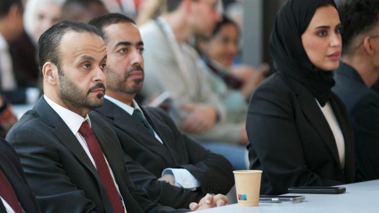 جانب من المشاركة القطرية في القمة