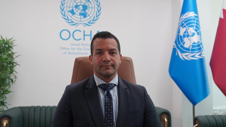 سعادة الدكتور أحمد مرعي ممثل مكتب "أوتشا" بالدوحة