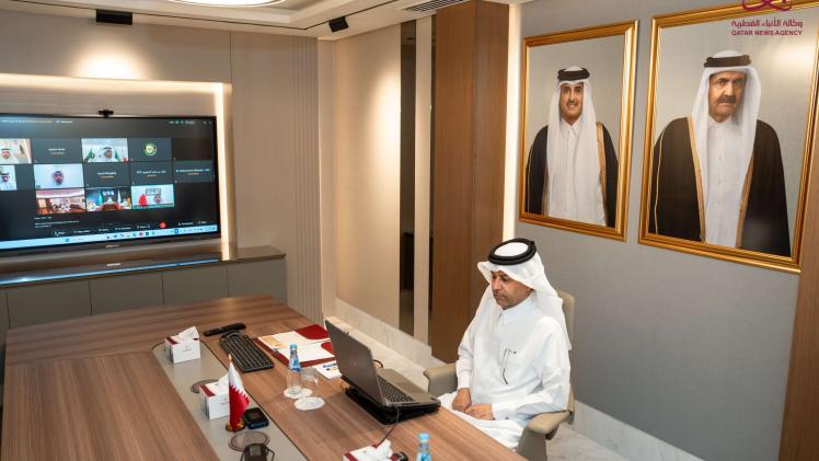 جانب من مشاركة "قنا" في الاجتماع