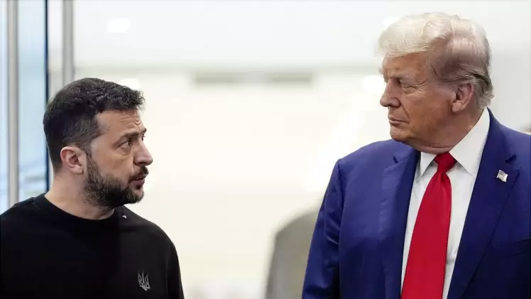 دونالد ترامب وفلاديمير زيلينسكي