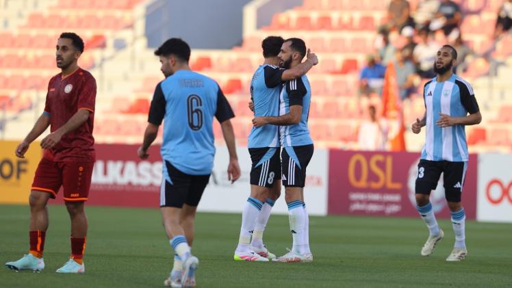 لقطة من المباراة