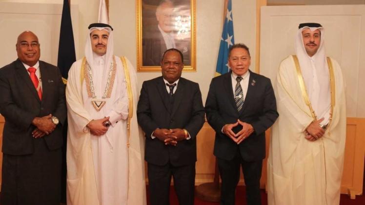 جانب من تسليم أوراق الاعتماد