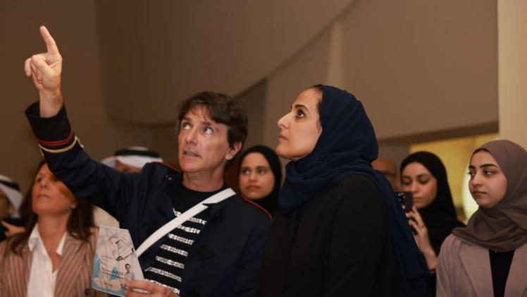 جانب من افتتاح المعرض