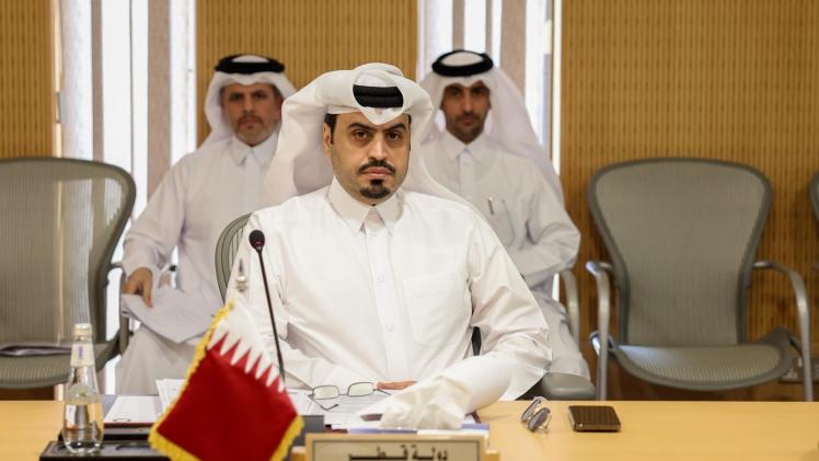 جانب من المشاركة القطرية في الاجتماع