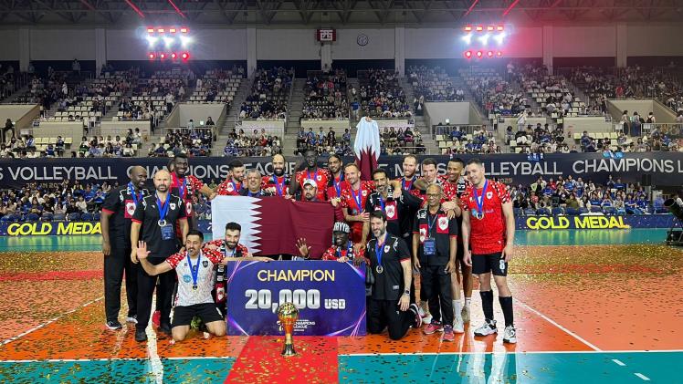 جانب من تتويج فريق الريان