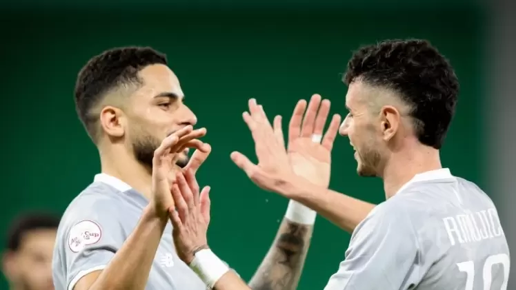 جانب من المباراة