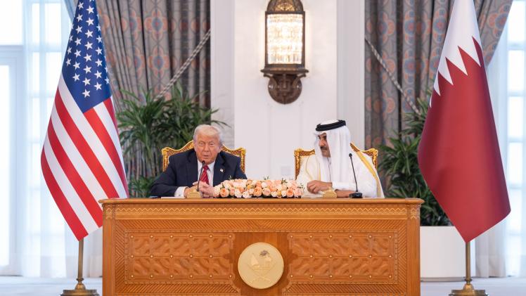 سمو الأمير ودونالد ترامب