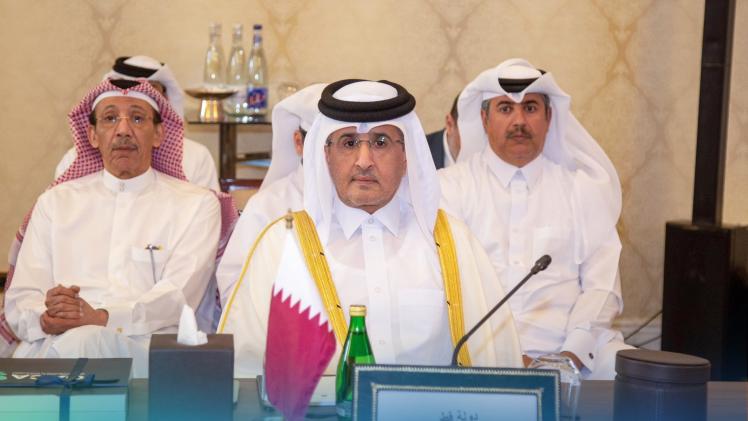 جانب من المشاركة القطرية في الاجتماع