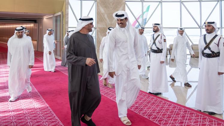 سمو الأمير ورئيس دولة الإمارات