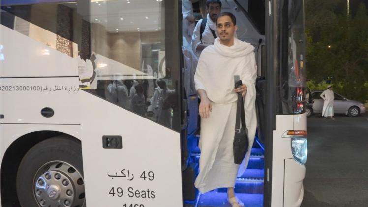 جانب من وصول حجاج قطر