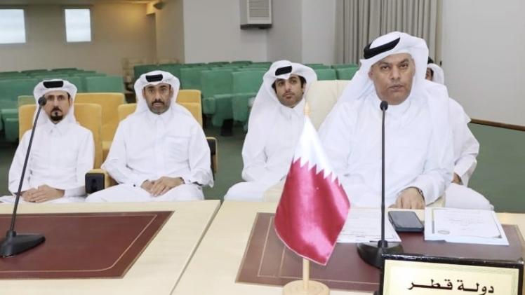 جانب من المشاركة القطرية في المؤتمر