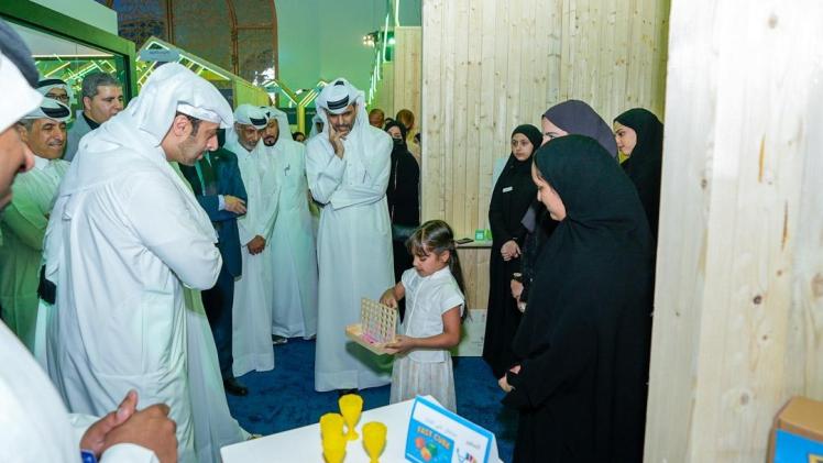 جانب من افتتاح المعرض