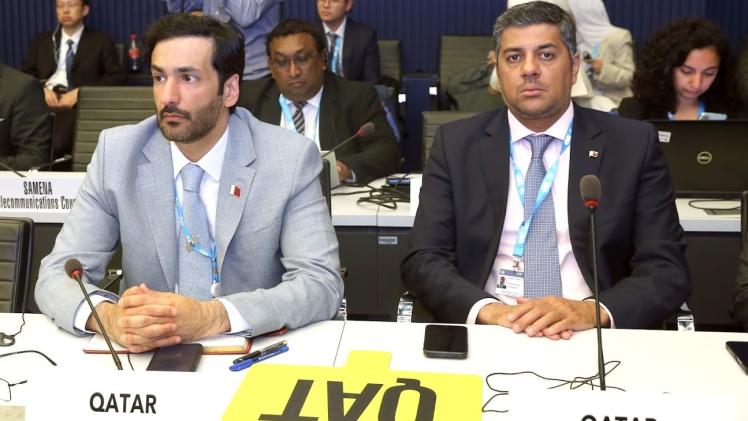 وفد دولة قطر المشارك في الاجتماع