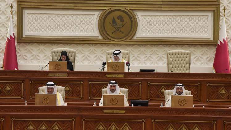 جانب من الجلسة الأسبوعية لمجلس الشورى
