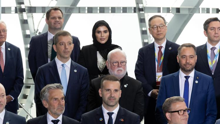 سعادة وزير الدولة للتعاون الدولي خلال مشاركتها بالحفل