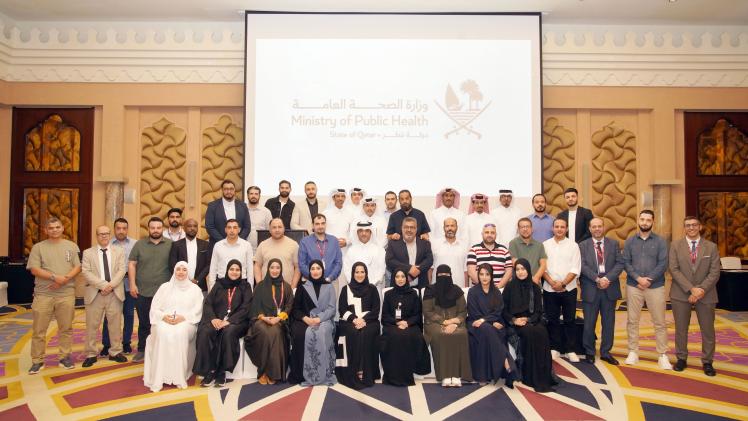 جانب من حصول الوزارة على الاعتماد الدولي