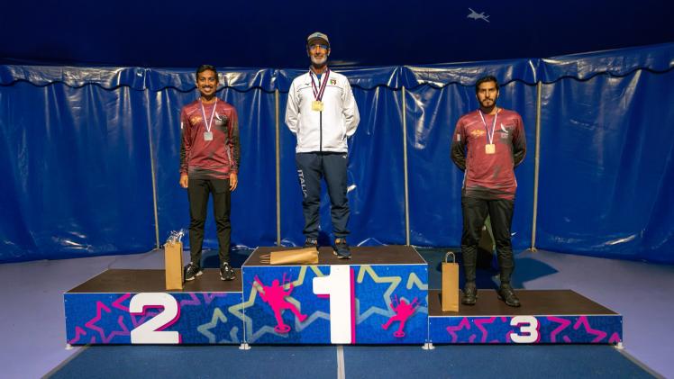 جانب من تتويج االفائزين