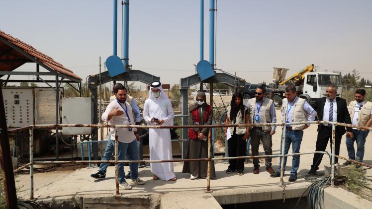 جانب من الزيارة