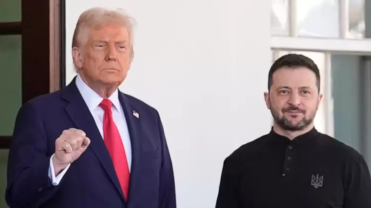 فلاديمير زيلينسكي ودونالد ترامب
