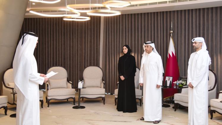 جانب من تأدية اليمين القانونية