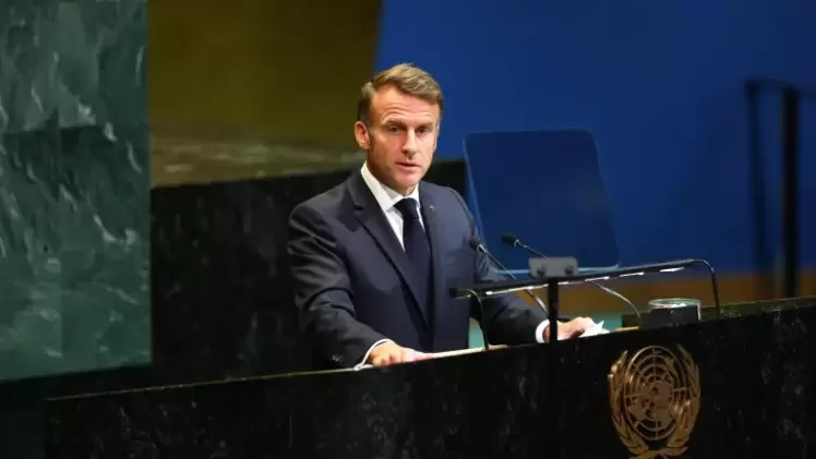 الرئيس الفرنسي إيمانويل ماكرون