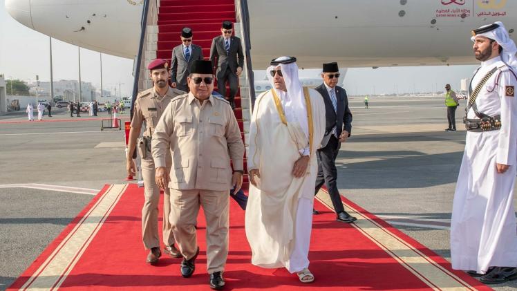 جانب من مراسم الاستقبال