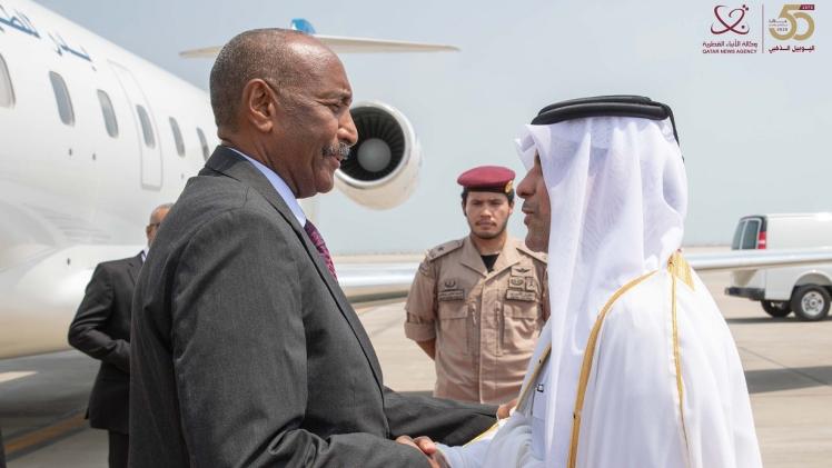 جانب من مراسم الاستقبال