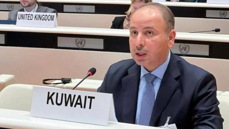 السفير ناصر الهين مندوب الكويت بالأمم المتحدة