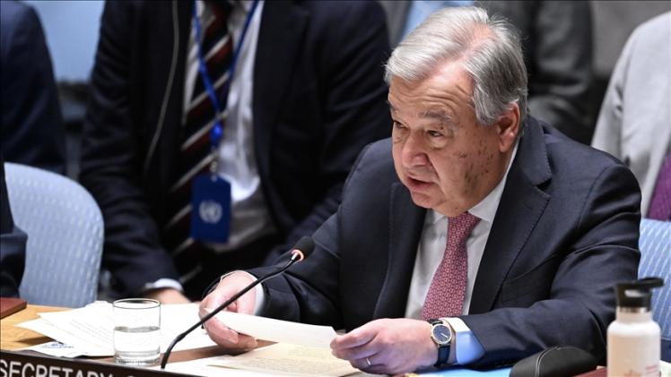 الأمين العام للأمم المتحدة أنطونيو غوتيريش