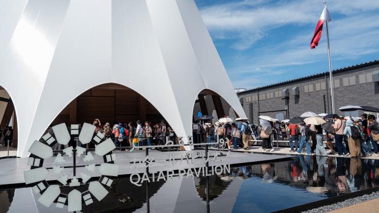 جانب من جناح قطر في إكسبو 2025 أوساكا