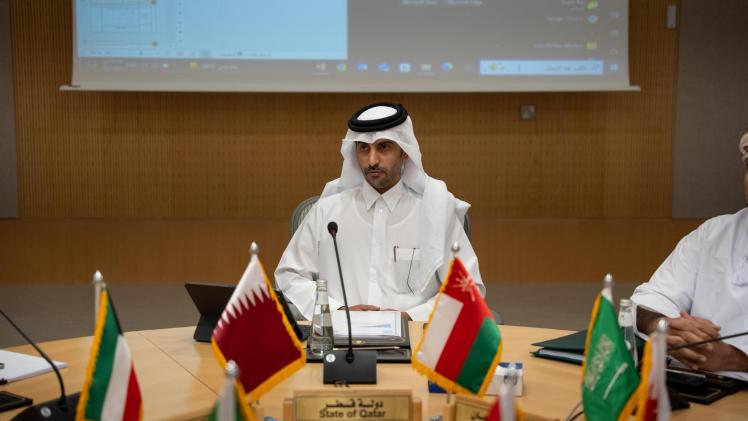 جانب من المشاركة القطرية في الاجتماع