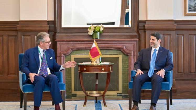 جانب من أحد الاجتماعين