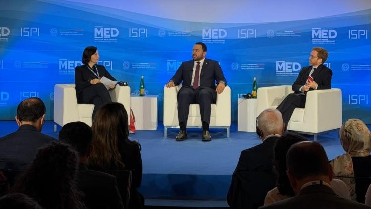 جانب من المشاركة القطرية في المنتدى