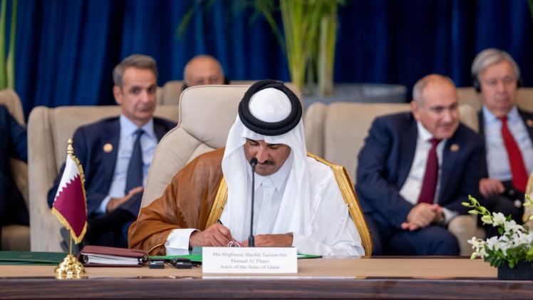 حضرة صاحب السمو الشيخ تميم بن حمد آل ثاني أمير البلاد المفدى