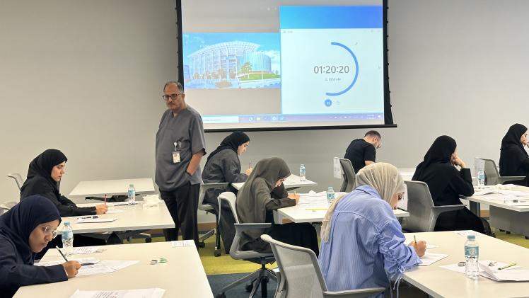 جانب من الامتحانات