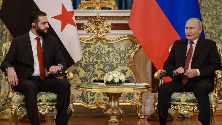 فلادمير بوتين وأحمد الشرع