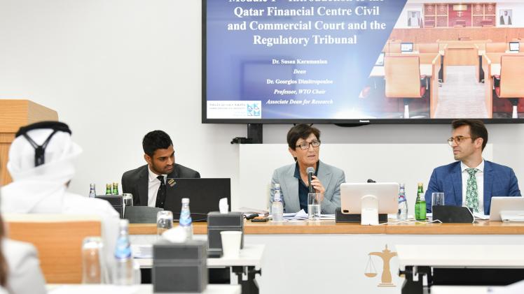 جانب من الدورة القانونية