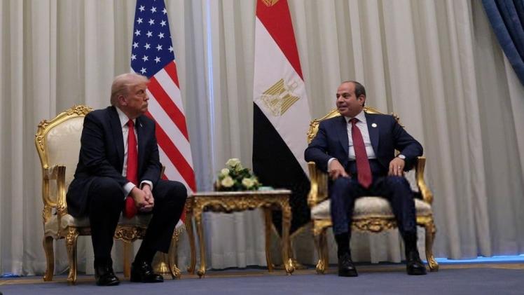 عبد الفتاح السيسي ودونالد ترامب